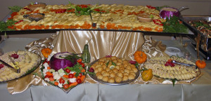 A variety of delicious custom catered foods